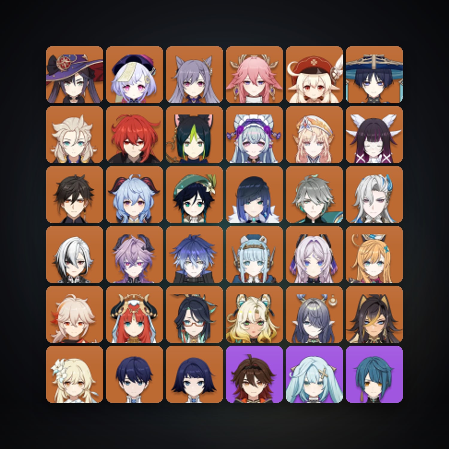 Genshin Impact | AR 60 | 84 Chars | 30× 5★ — HabibiAccounts