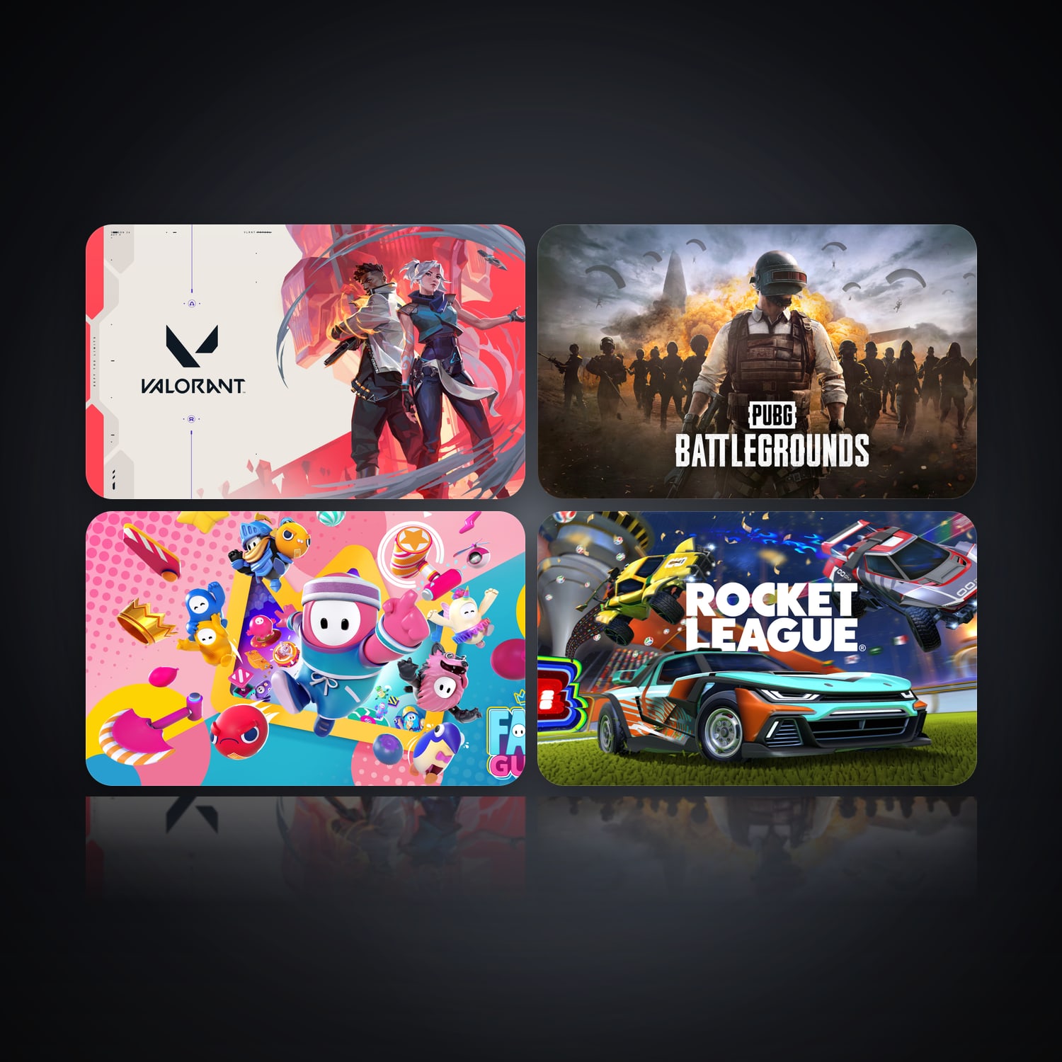 VALORANT & PUBG: BATTLEGROUNDS | 4 Games — HabibiAccounts