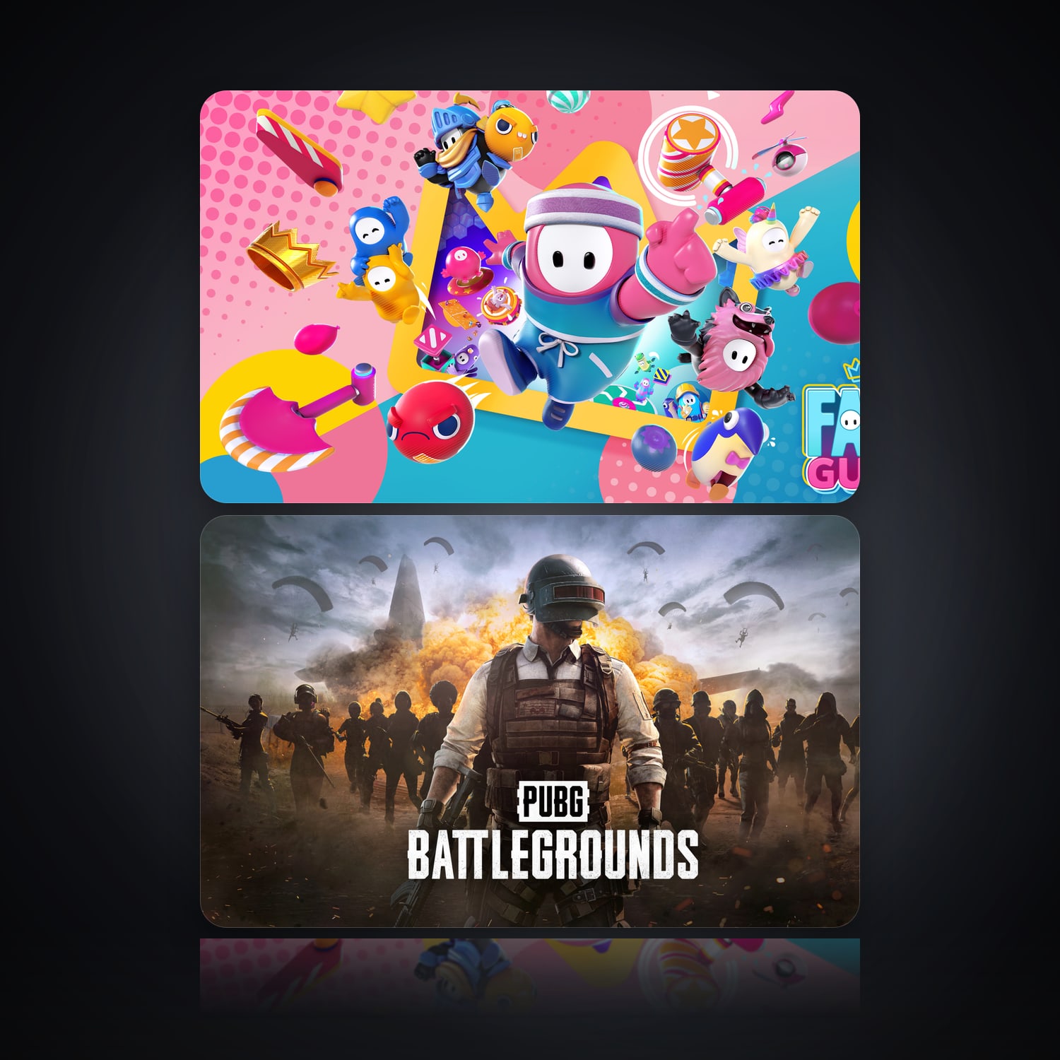 Fall Guys & PUBG: BATTLEGROUNDS | 2 Games — HabibiAccounts