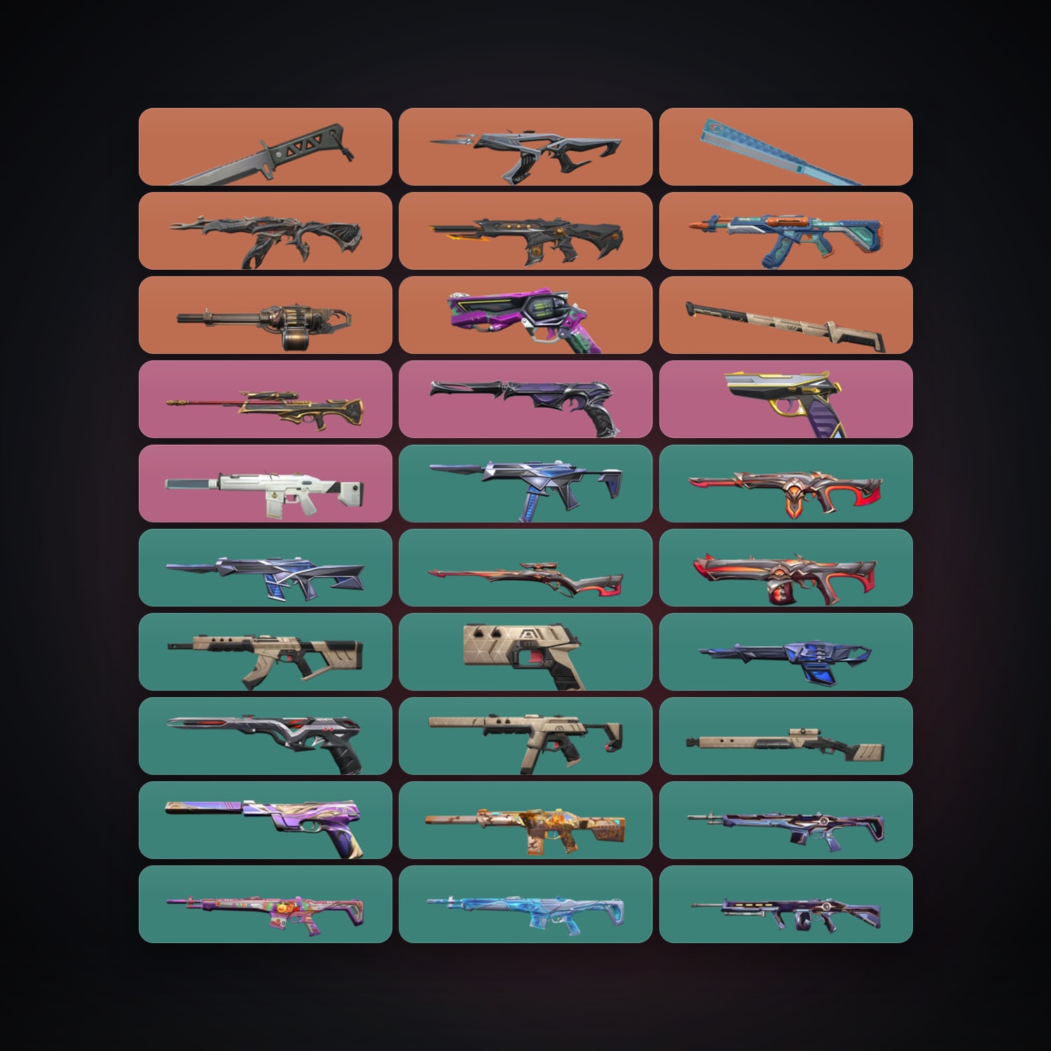 EU Gold 3 locker — 3 knives, 47 skins, lvl 69 — HabibiAccounts