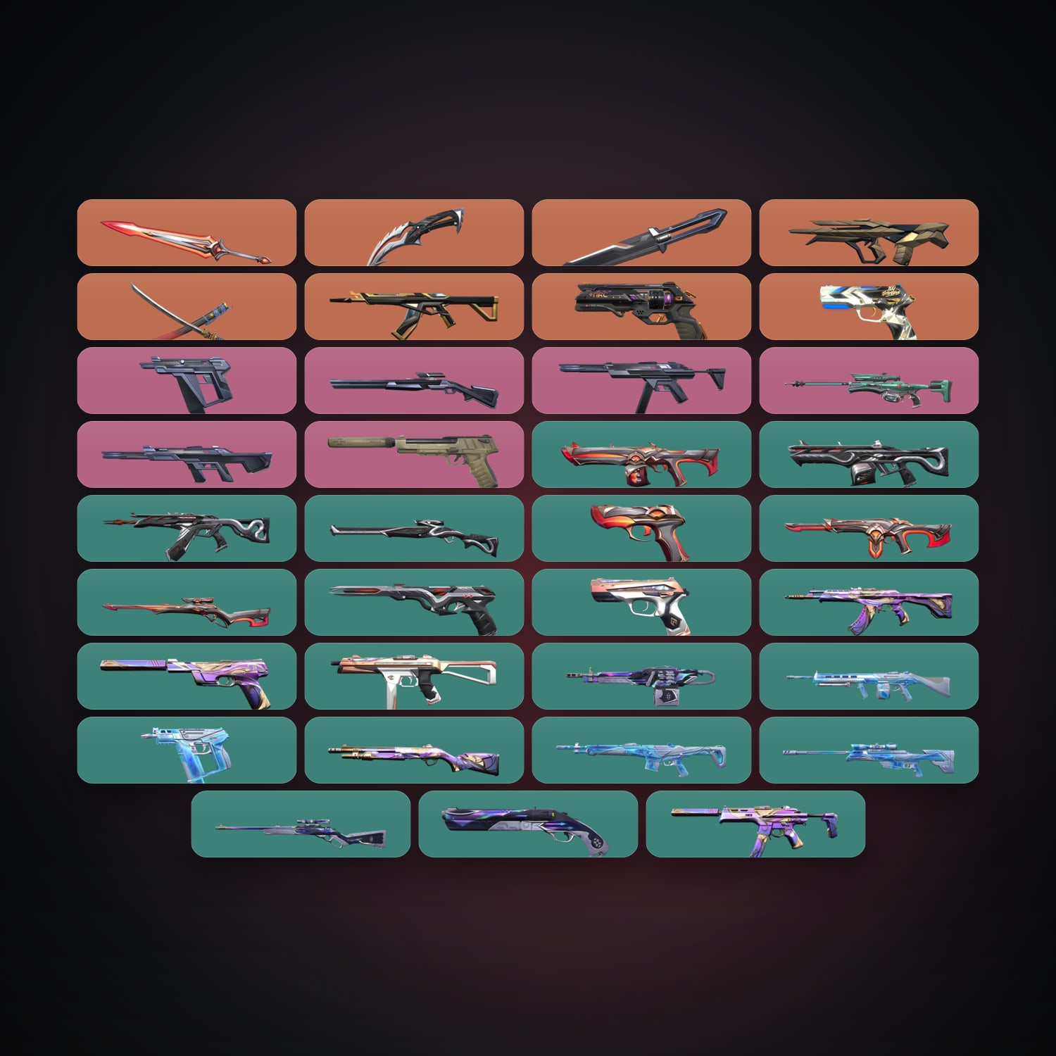 NA Gold 3 locker — 4 knives, 37 skins, lvl 77 — HabibiAccounts