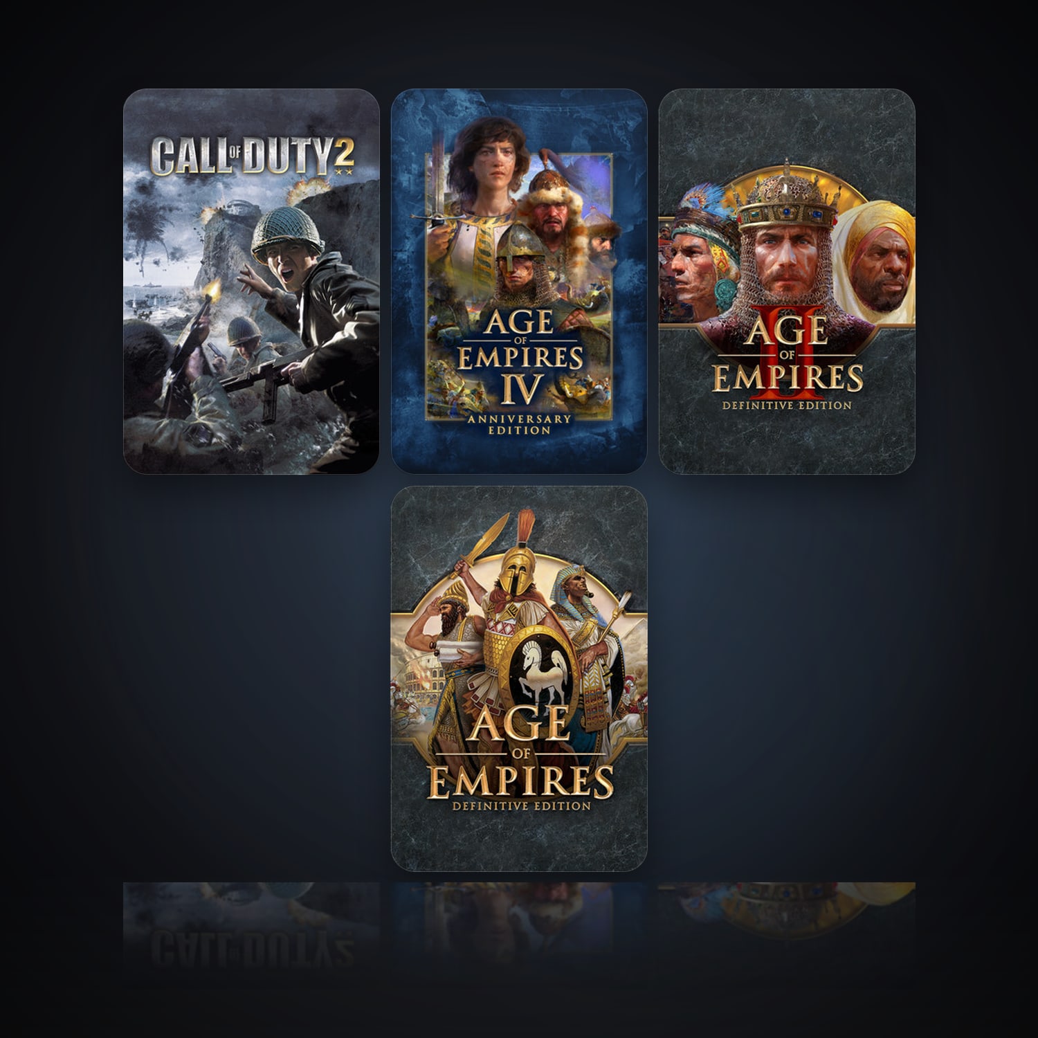 Call of Duty 2 & Age of Empires IV: Anniversary Edition | Clean — HabibiAccounts