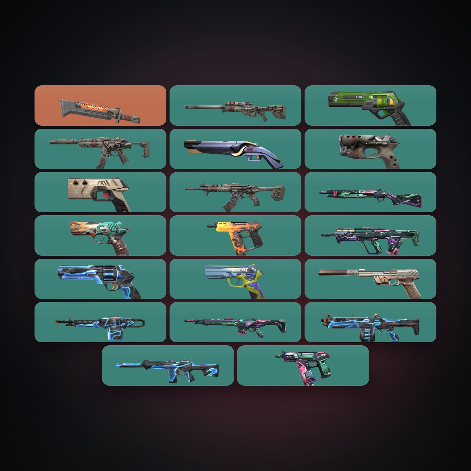 EU Bronze 1 locker — 1 knives, 20 skins, lvl 142 — HabibiAccounts