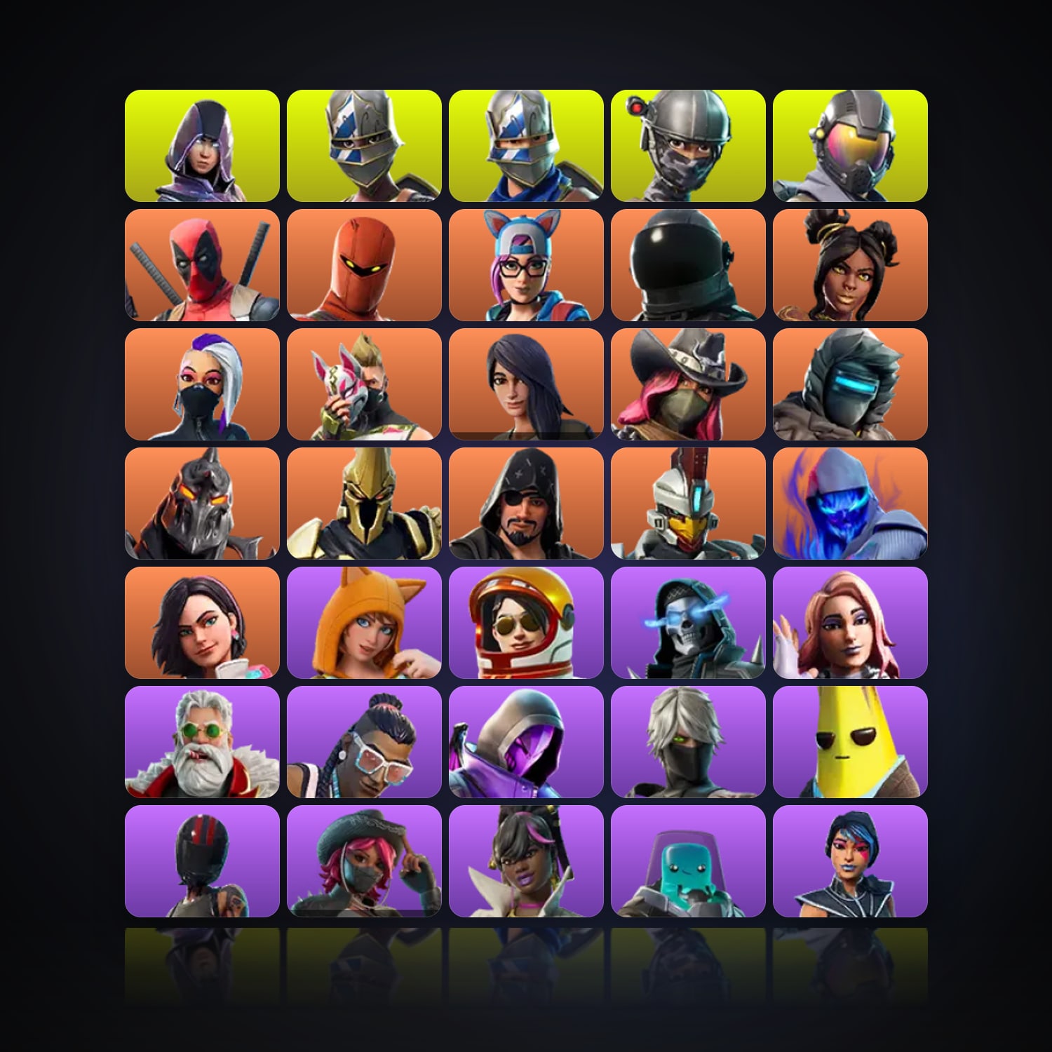 Fortnite | 131 Skins | 1.6K V-Bucks | Level 1332 | 72 Wins — HabibiAccounts