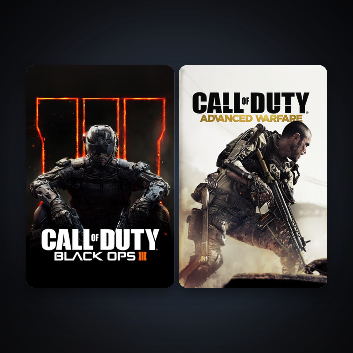Call of Duty: Advanced Warfare + Call of Duty: Black Ops III, 3 games, clean — HabibiAccounts