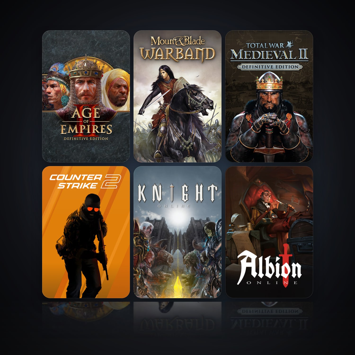Age of Empires II: Definitive Edition & Mount & Blade: Warband | 20 Games | Clean — HabibiAccounts