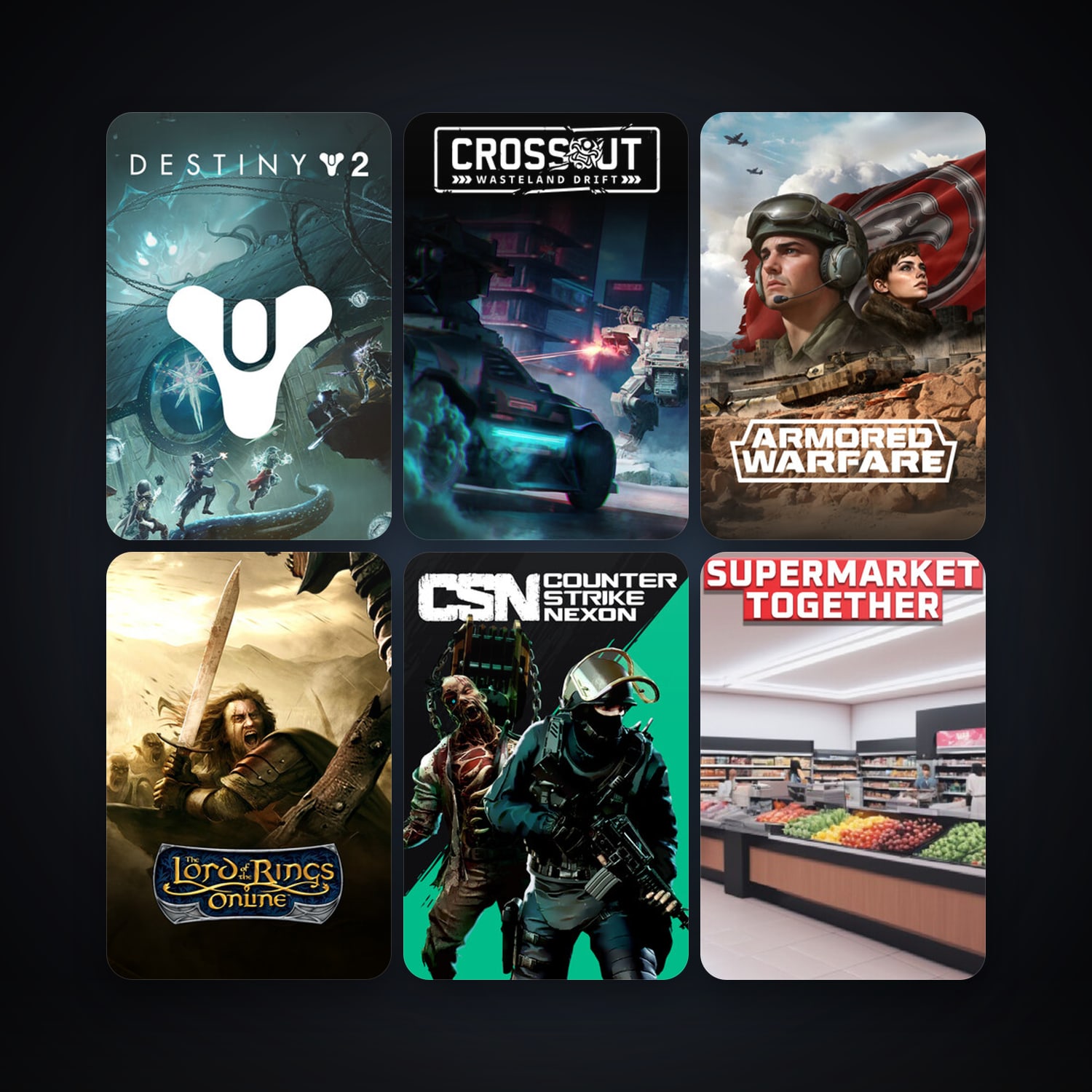 The Lord of the Rings Online + Counter-Strike Nexon: Studio, 32 games, clean — HabibiAccounts
