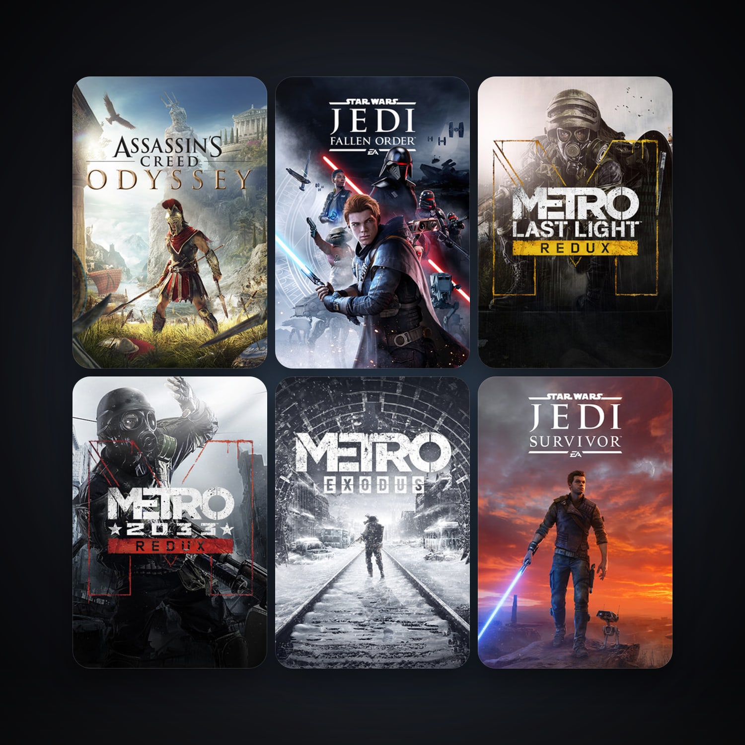 Metro 2033 Redux + Metro: Last Light Redux, 10 games, clean — HabibiAccounts