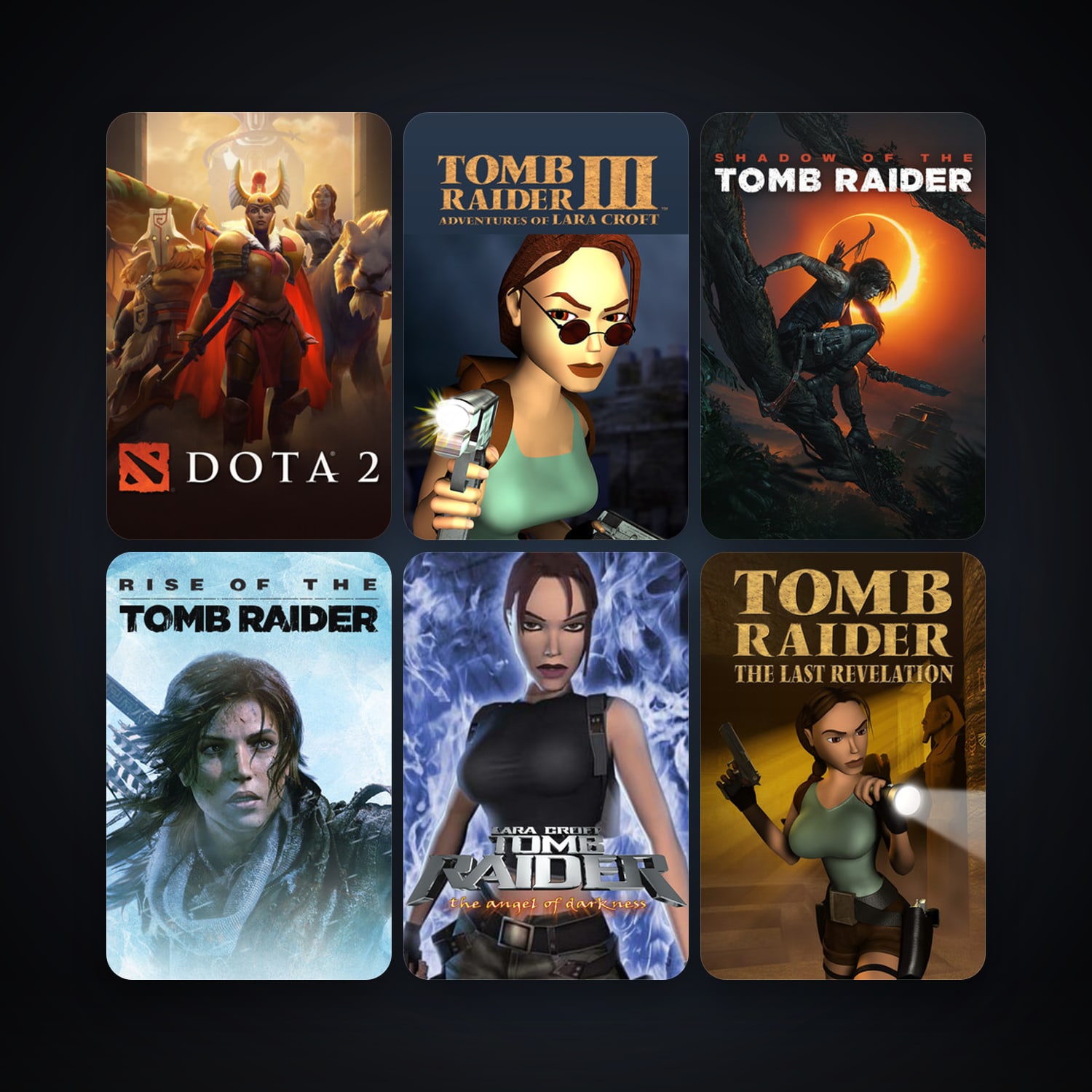 Dota 2 + Tomb Raider: Anniversary, 53 games, Steam 10, clean — HabibiAccounts