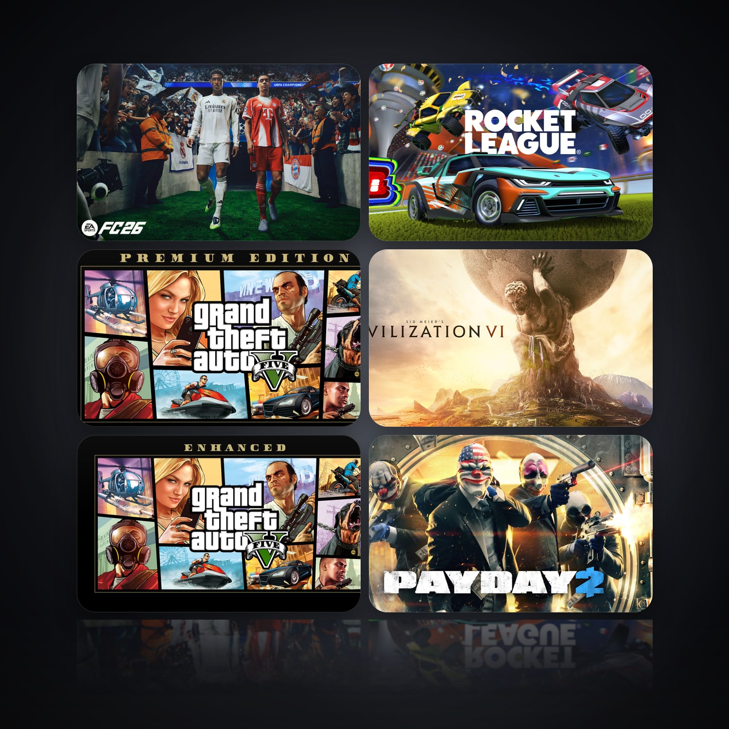 EA SPORTS FC 26 & Rocket League | 47 Games — HabibiAccounts