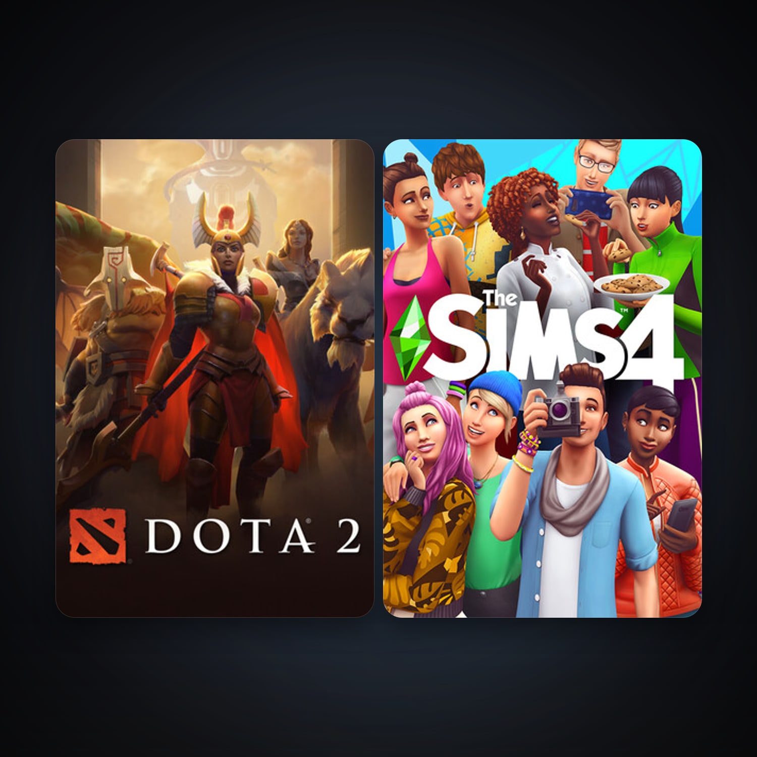 Dota 2 + Free CS2 (No Prime), 4 games, clean — HabibiAccounts