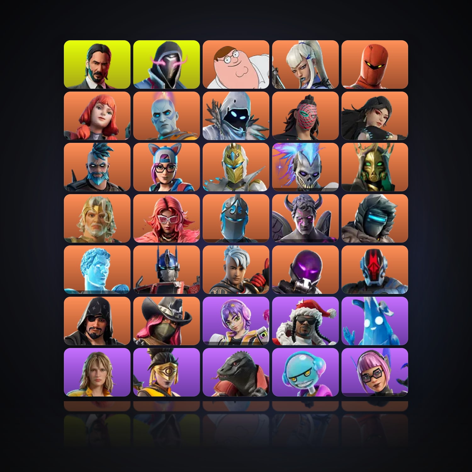 Fortnite | 185 Skins | 300 V-Bucks | Level 2442 | 120 Wins — HabibiAccounts