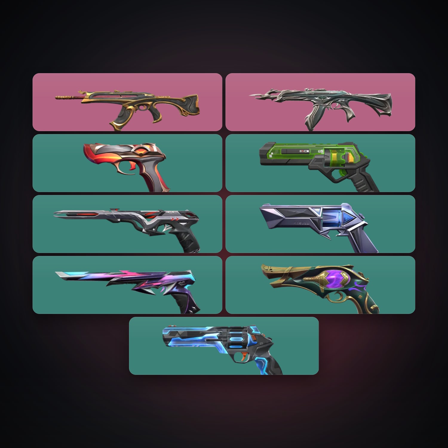 EU Plat 1 locker — 10 skins, lvl 205 — HabibiAccounts