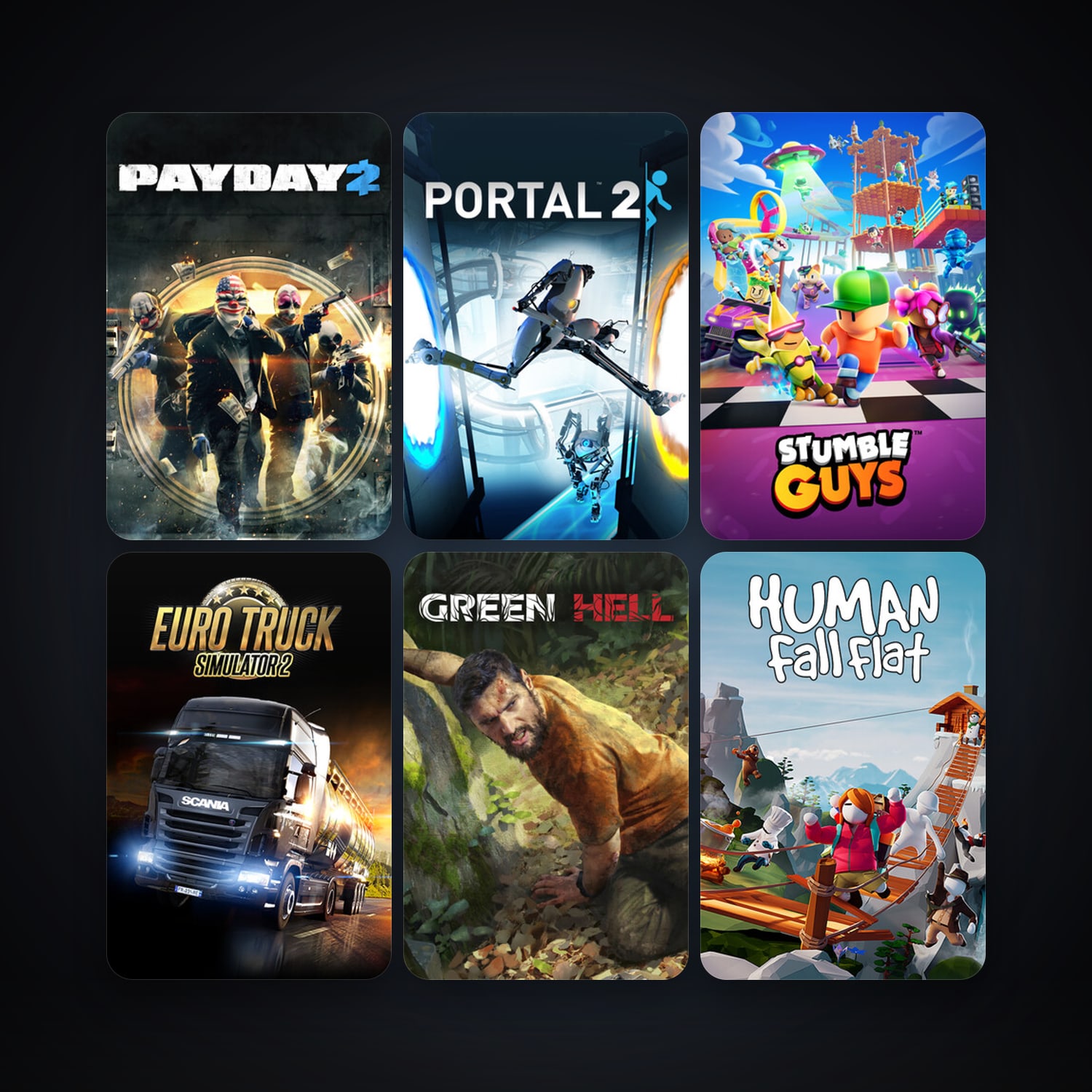 PAYDAY 2 & Portal 2 | 39 Games | Clean — HabibiAccounts