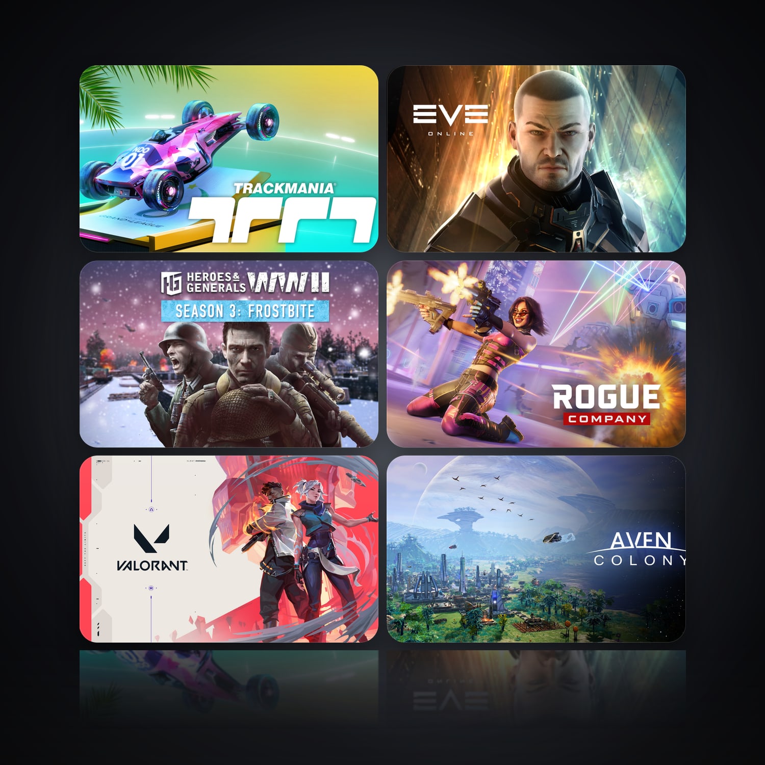 Trackmania & EVE Online | 9 Games — HabibiAccounts