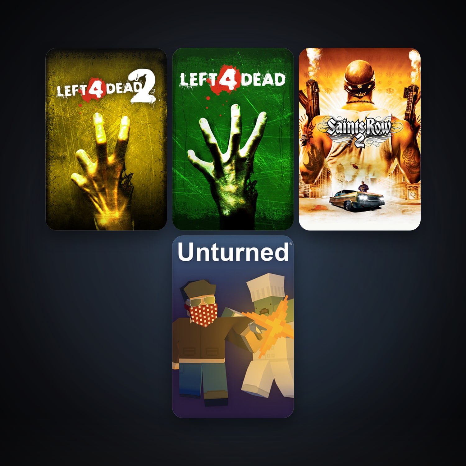 Left 4 Dead + Left 4 Dead 2, 6 games, clean — HabibiAccounts