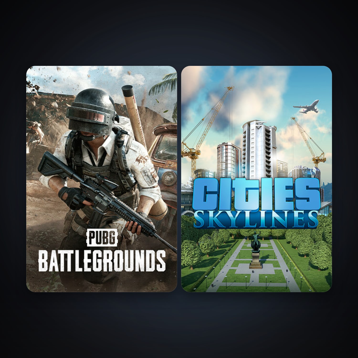 PUBG: BATTLEGROUNDS & Cities: Skylines | Has VAC — HabibiAccounts
