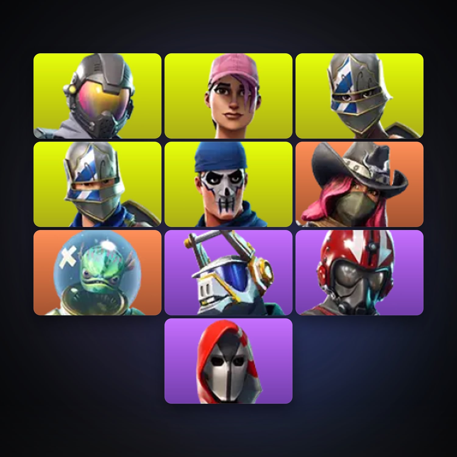Fortnite | 10 Skins | 1.3K V-Bucks | Level 201 | 2 Wins — HabibiAccounts