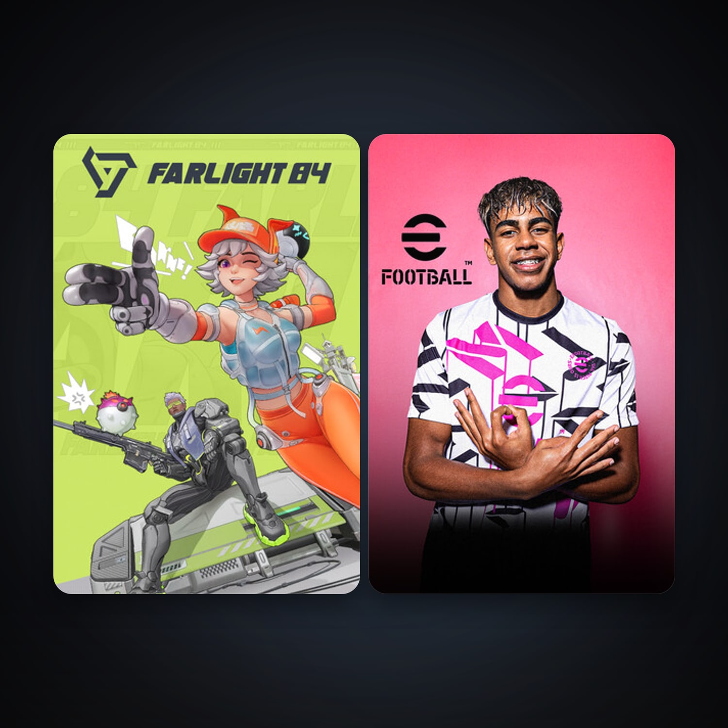 eFootball 2024 + Farlight 84, 3 games, clean — HabibiAccounts