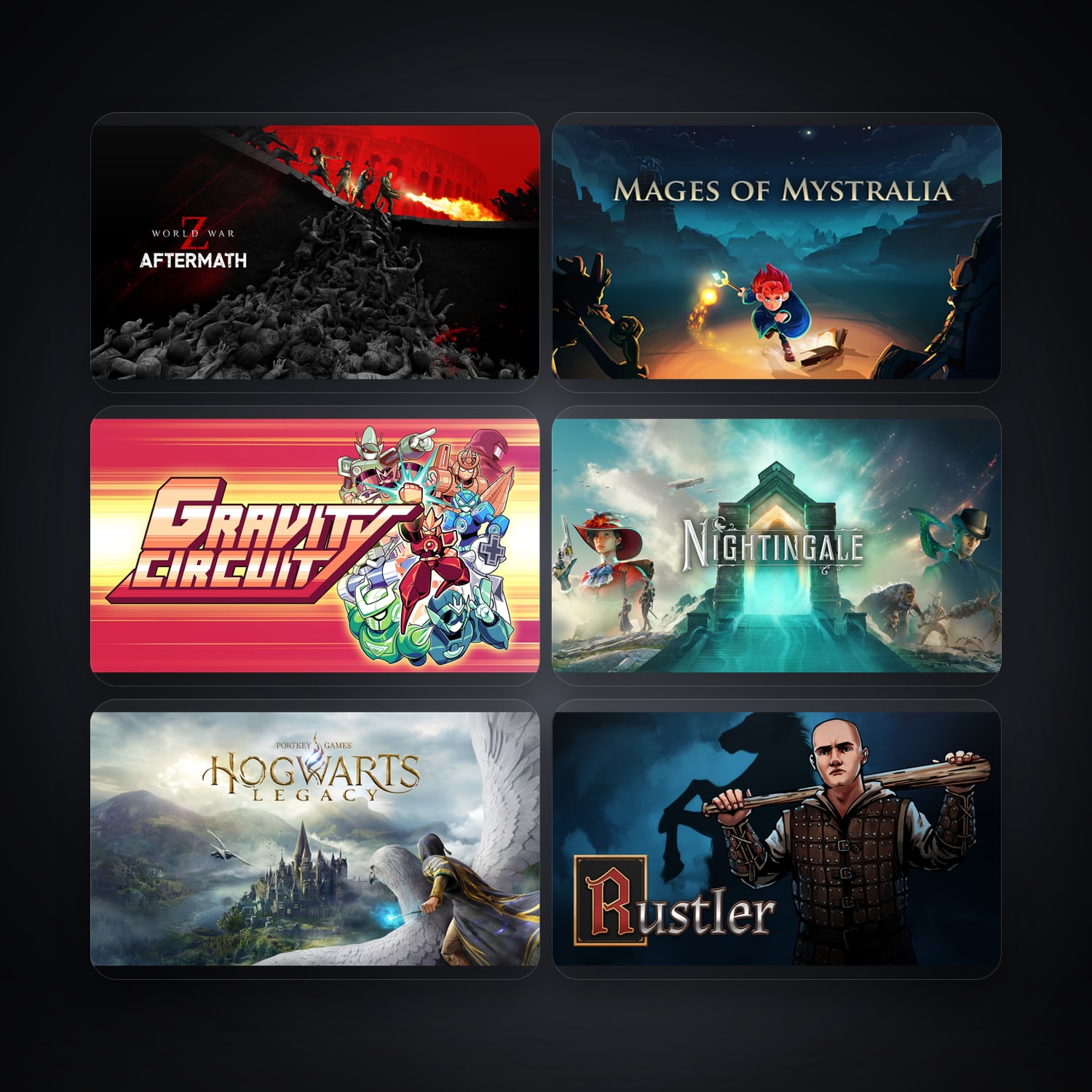 World War Z & Mages of Mystralia | 9 Games — HabibiAccounts