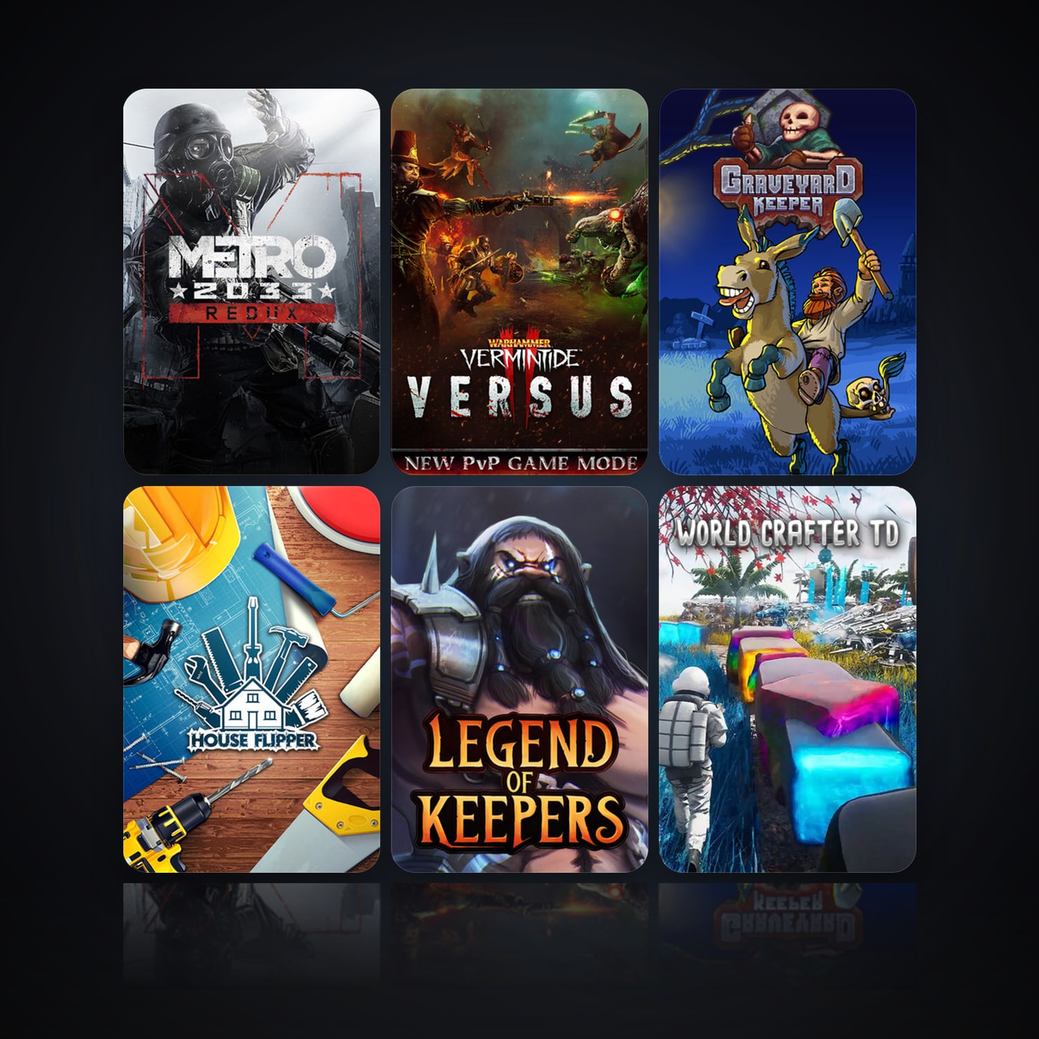 Metro 2033 Redux & Warhammer: Vermintide 2 | 14 Games | Clean — HabibiAccounts