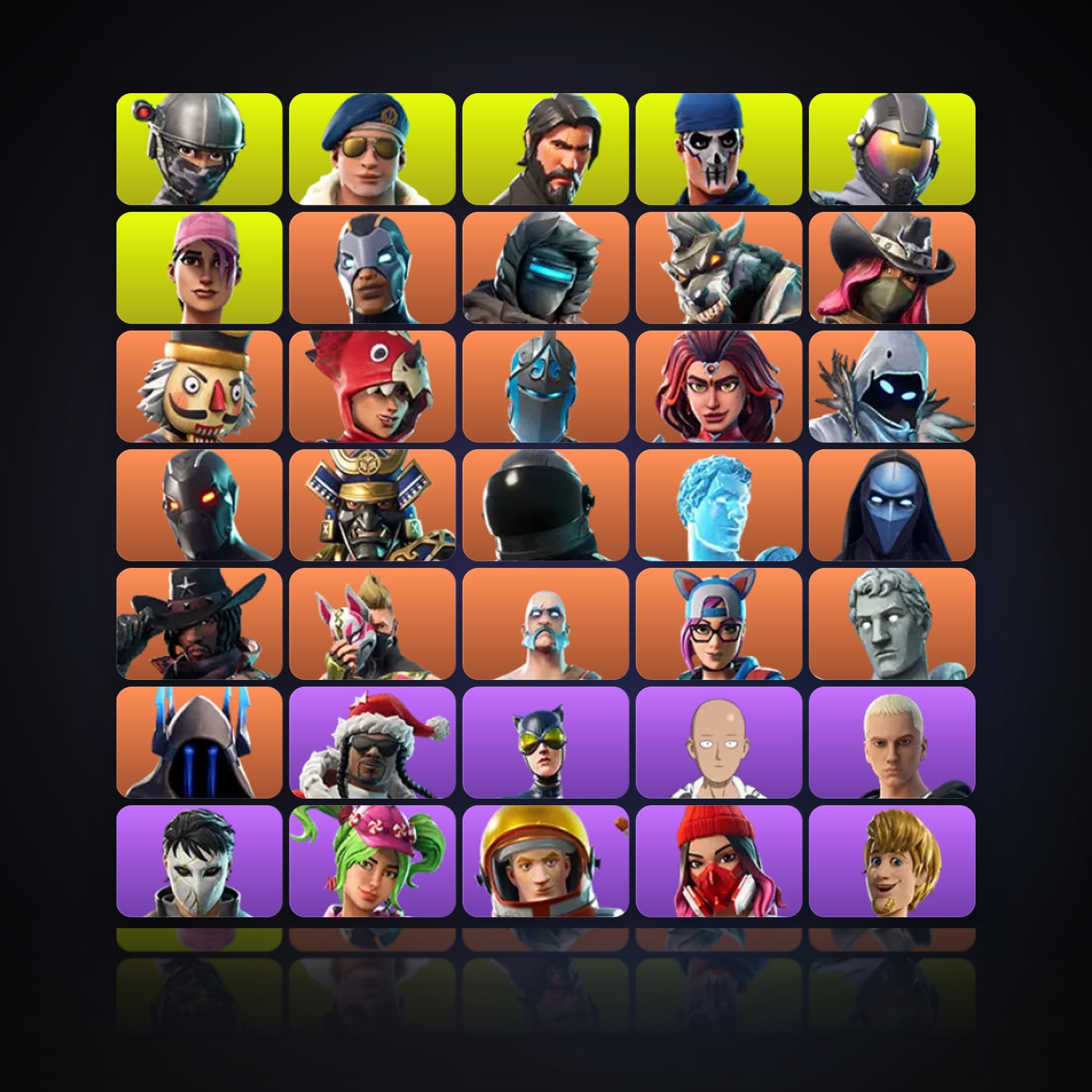 Fortnite | 108 Skins | Level 1770 | 360 Wins — HabibiAccounts
