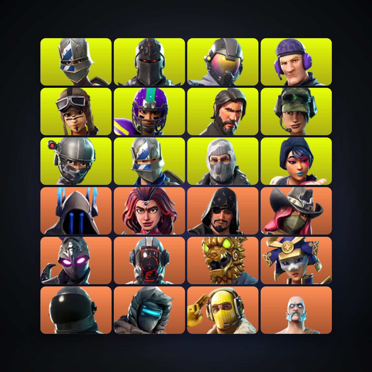 هالحساب فورتنايت، اللوكر مليان 95 سكن، 850 فيبوكس، لفل 1126، 162 فوز — HabibiAccounts