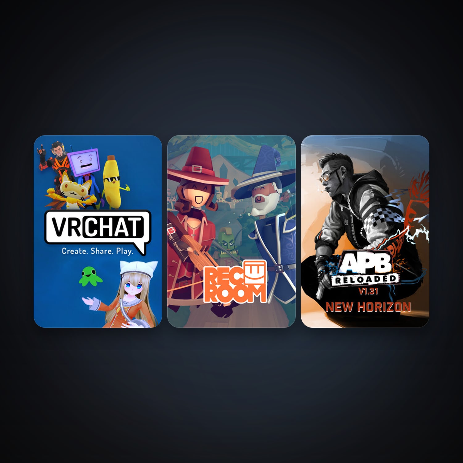 APB Reloaded + VRChat, 14 games, clean — HabibiAccounts