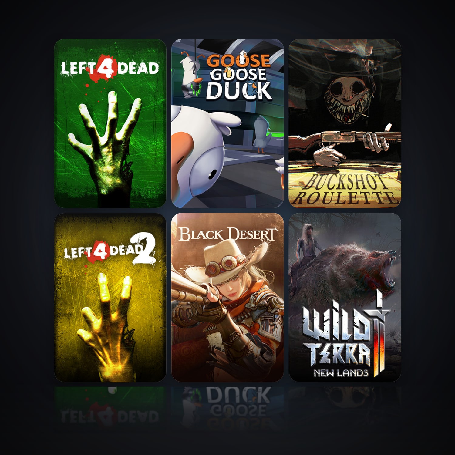 Left 4 Dead & Goose Goose Duck | 19 Games | Clean — HabibiAccounts