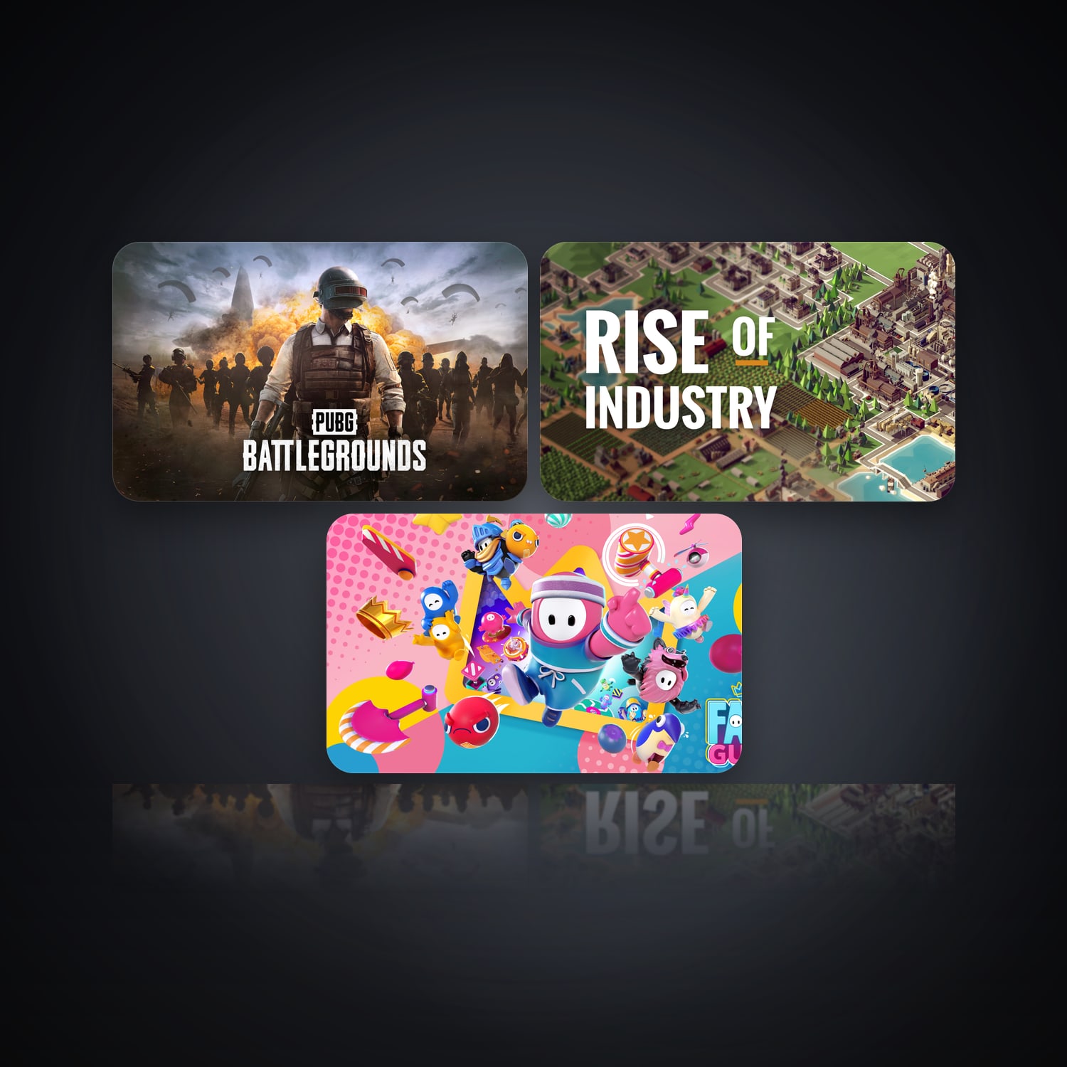 PUBG: BATTLEGROUNDS & Rise of Industry | 3 Games — HabibiAccounts