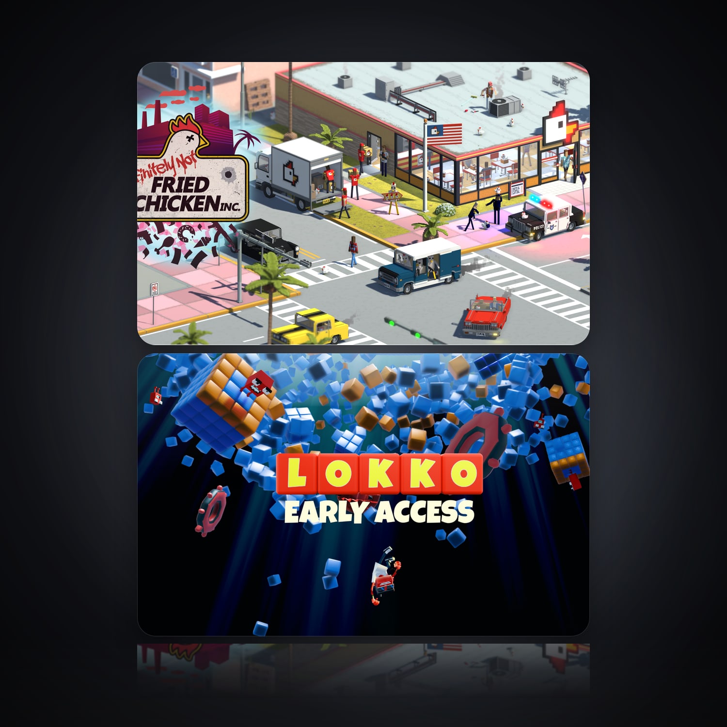 Definitely Not Fried Chicken & Lokko | 2 Games — HabibiAccounts