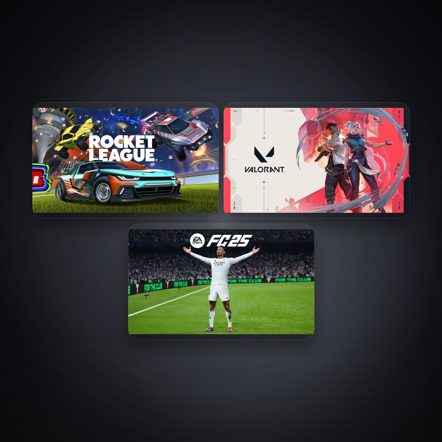Epic Rocket League + VALORANT — PK — 3 games — HabibiAccounts
