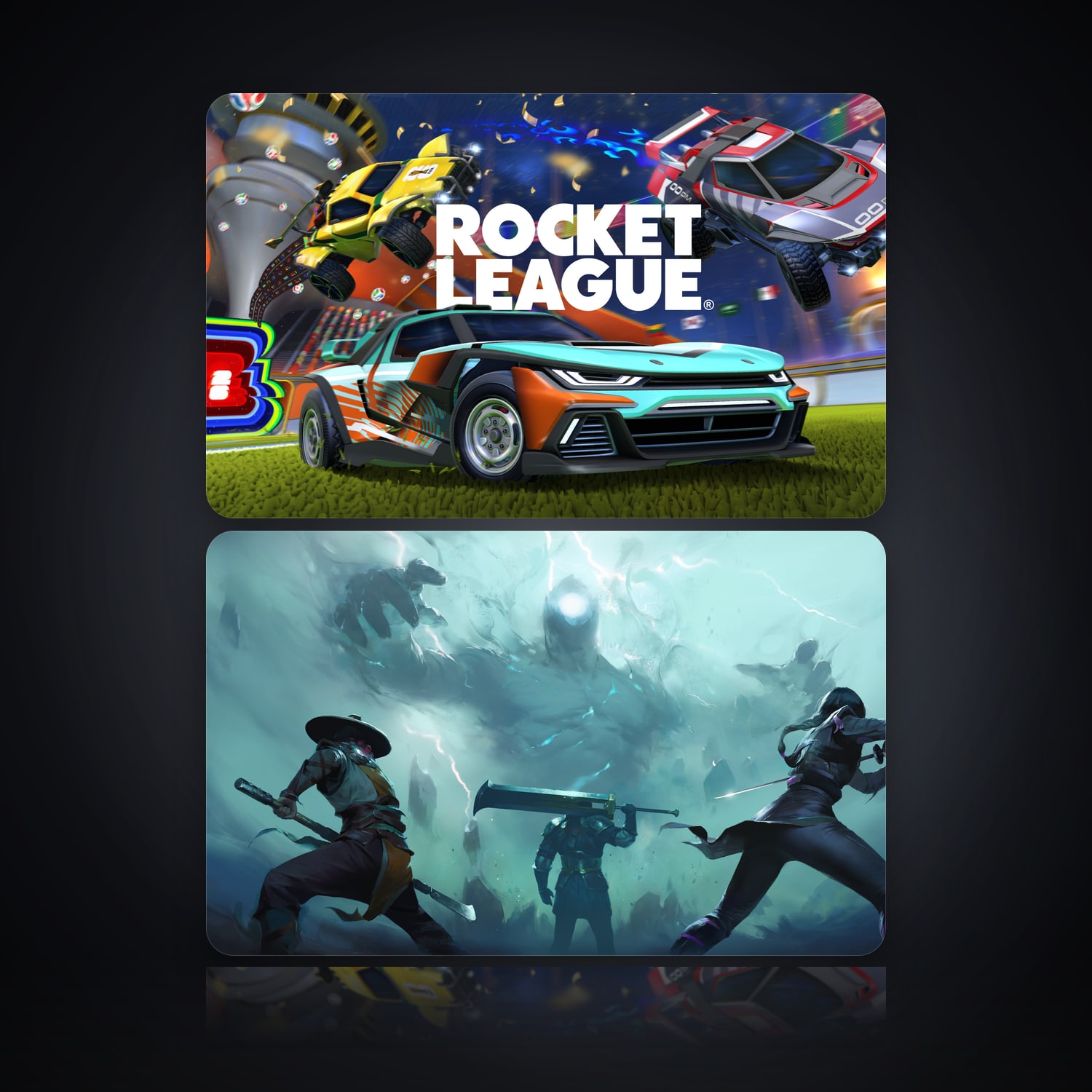 Rocket League & Shadow Fight 4: Arena | 2 Games — HabibiAccounts