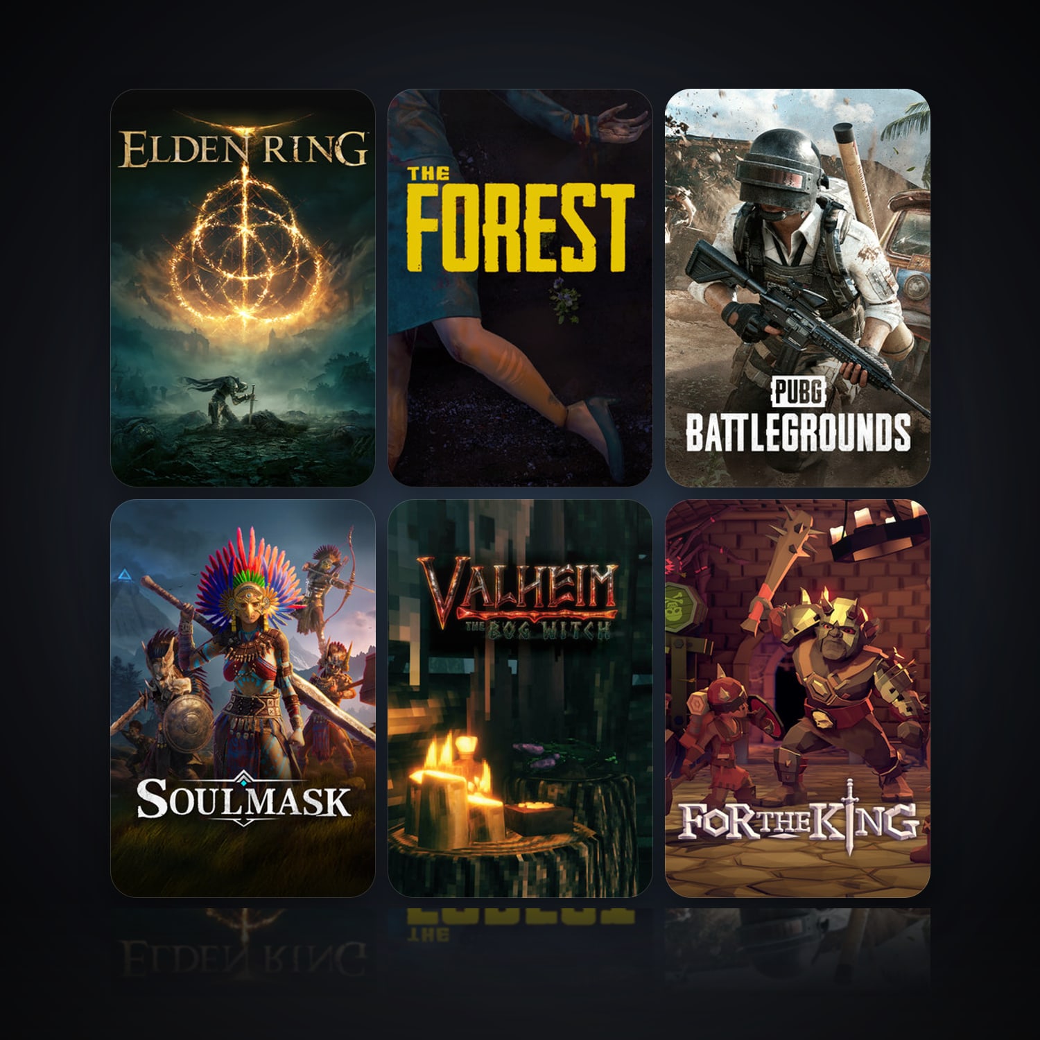 ELDEN RING & The Forest | 42 Games | Clean — HabibiAccounts