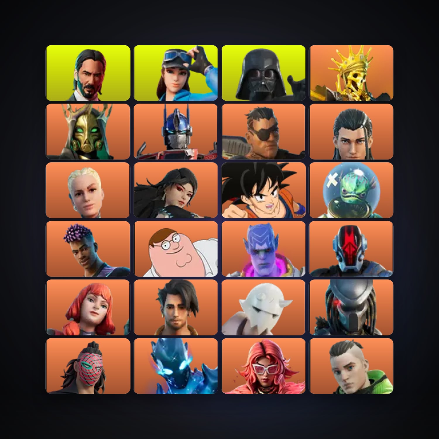 Fortnite | 447 Skins | 1.3K V-Bucks | Level 4722 | 662 Wins — HabibiAccounts