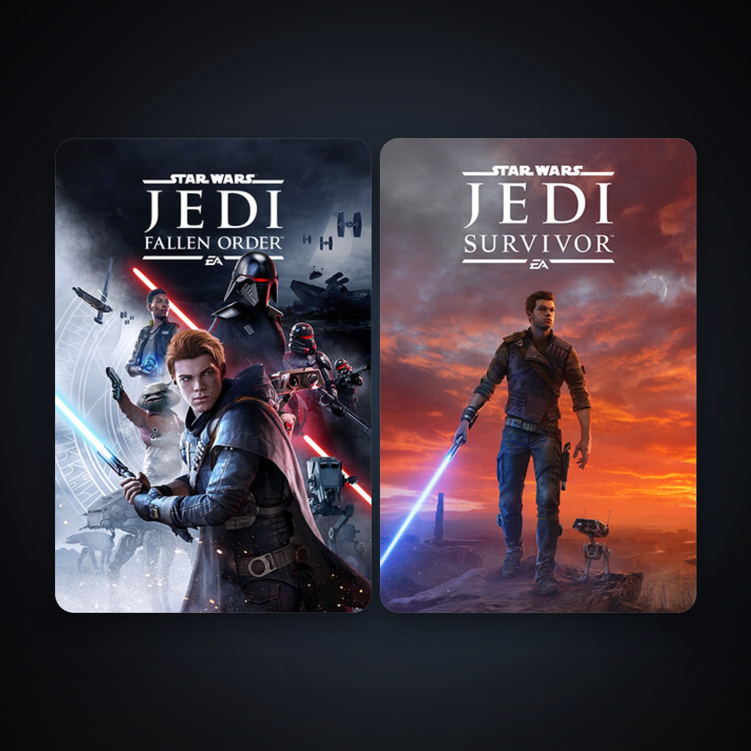 STAR WARS Jedi: Fallen Order + STAR WARS Jedi: Survivor, 2 games, clean — HabibiAccounts