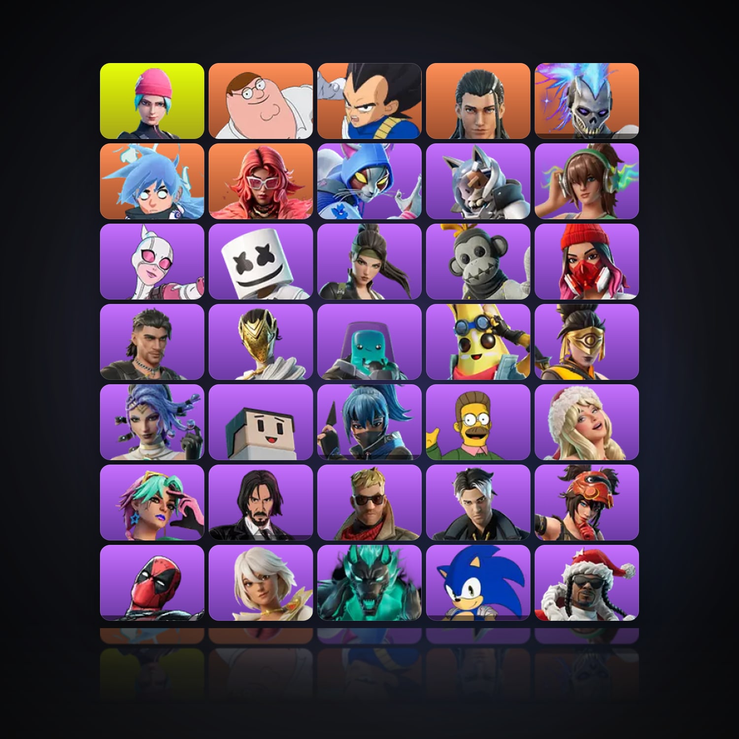 Fortnite | 80 Skins | 200 V-Bucks | Level 710 | 37 Wins — HabibiAccounts