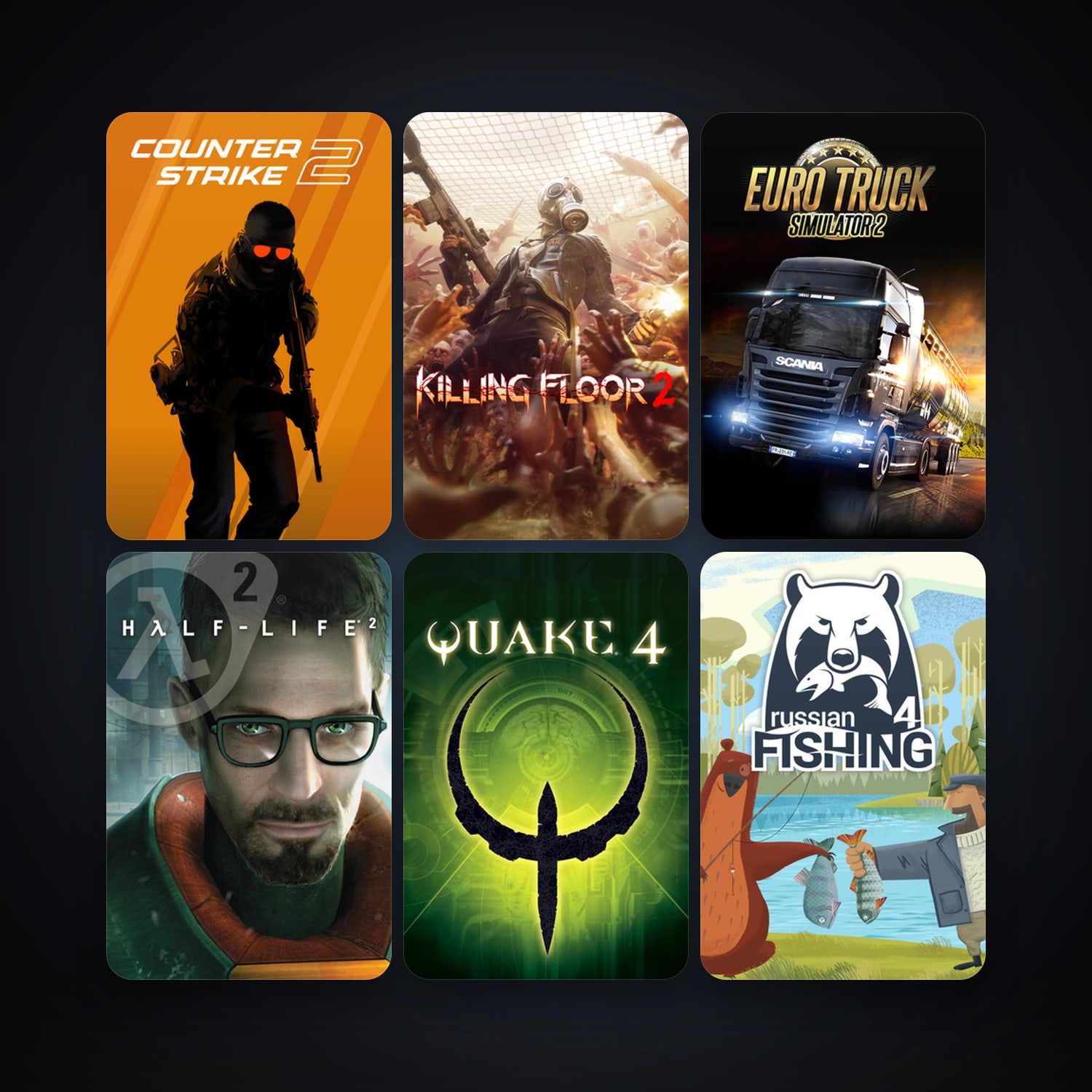Half-Life 2 + CS2 Prime, 15 games, clean — HabibiAccounts
