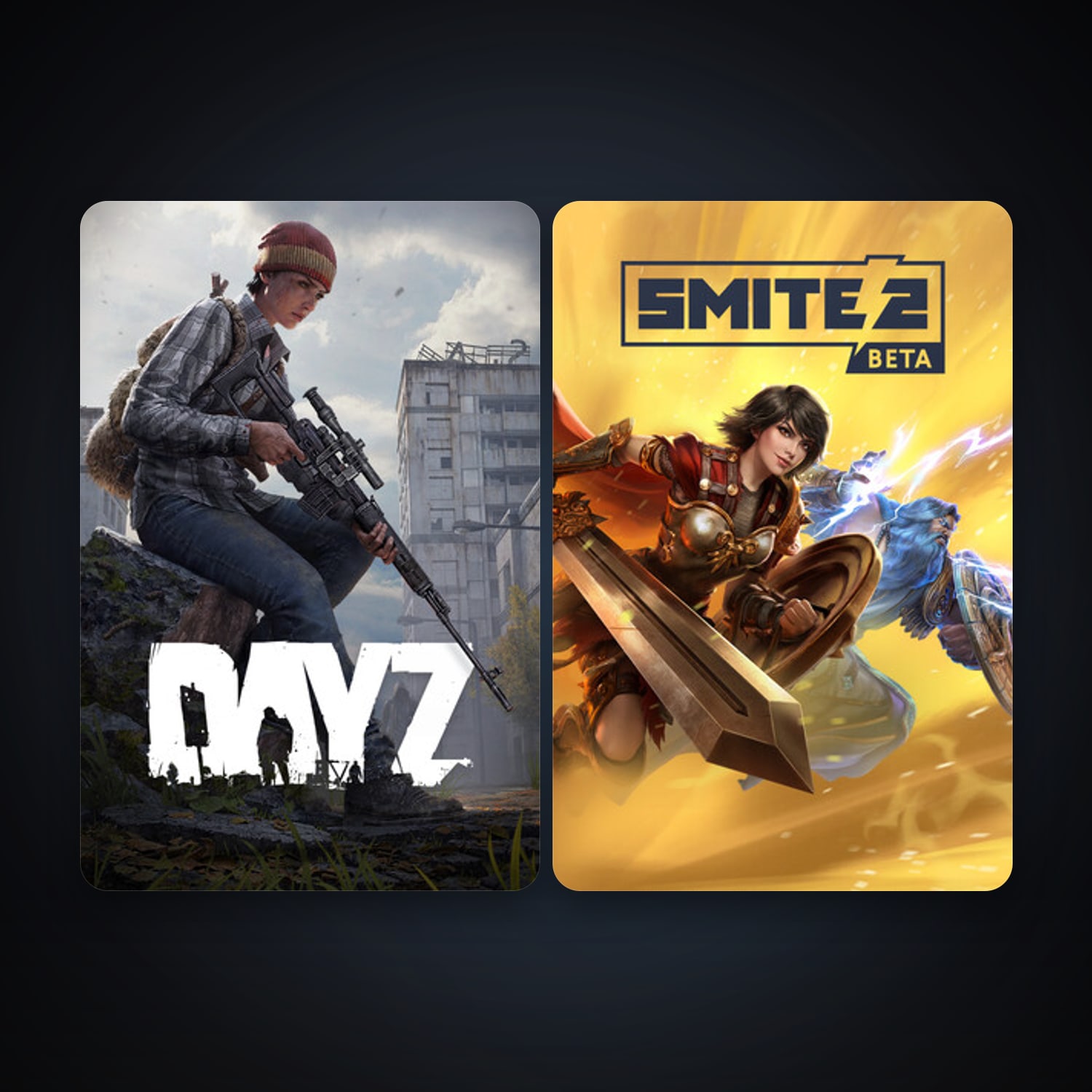 DayZ + SMITE 2, 4 games, clean — HabibiAccounts