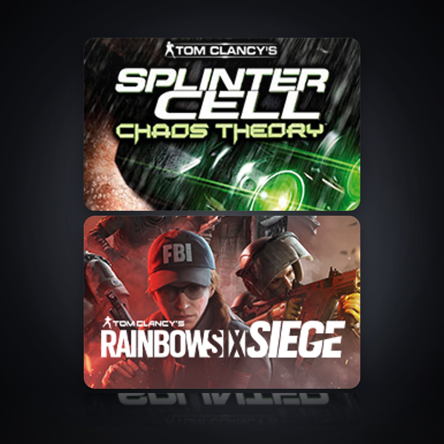 Tom Clancy's Splinter Cell Chaos Theory & Tom Clancy's Rainbow Six Siege (Steam) | 2 Games | R6 Silver 3 — HabibiAccounts