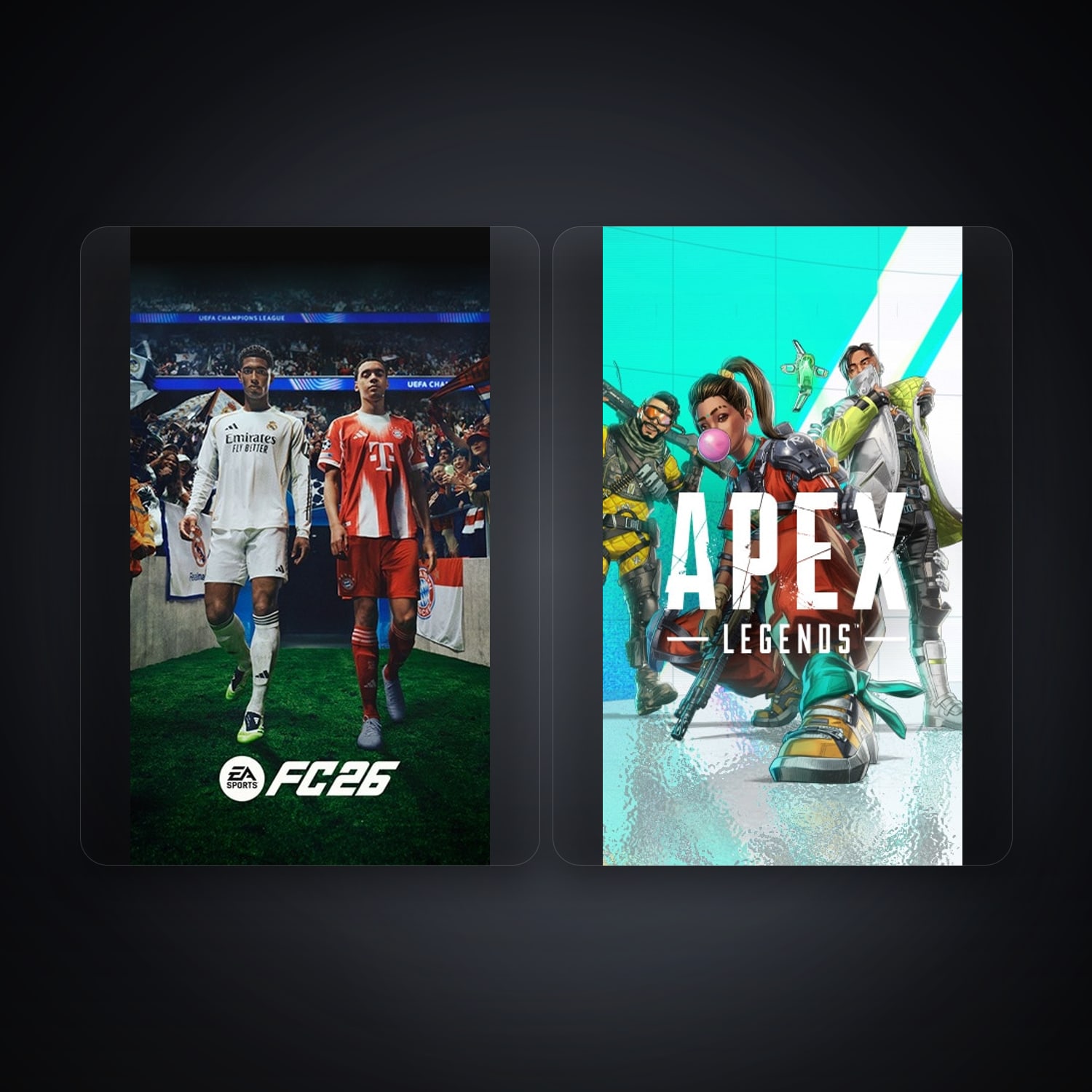 EA SPORTS FC 26 & Apex Legends | 2 Games | Apex Lvl 35 — HabibiAccounts