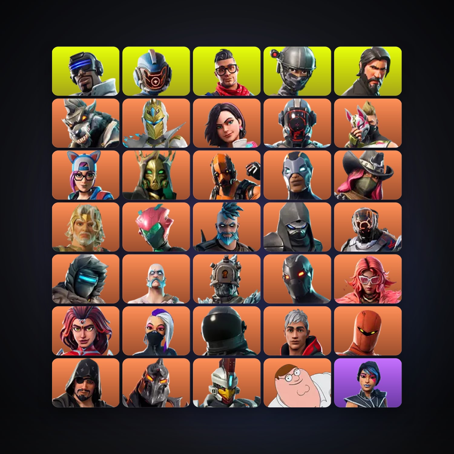 Dire — Spectra Knight — 161 skins — 700 V-Bucks — lvl 2915 — HabibiAccounts
