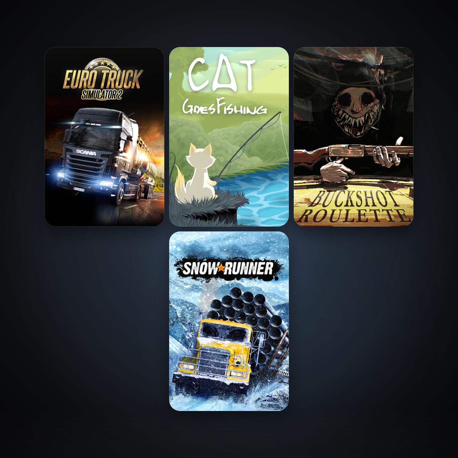 Free CS2 (No Prime) + Euro Truck Simulator 2, 10 games, clean — HabibiAccounts