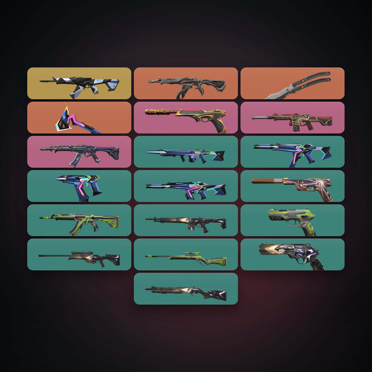 EU Gold 1 locker — 2 knives, 19 skins, lvl 81 — HabibiAccounts