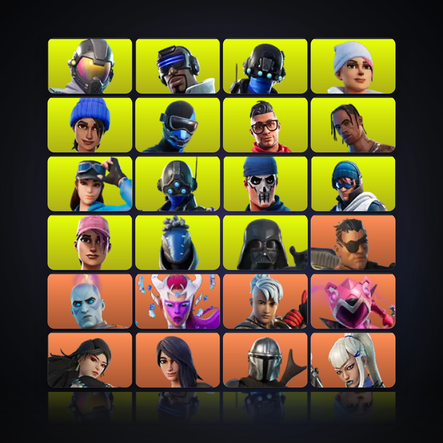 Fortnite | 562 Skins | 950 V-Bucks | Level 4565 | 521 Wins — HabibiAccounts