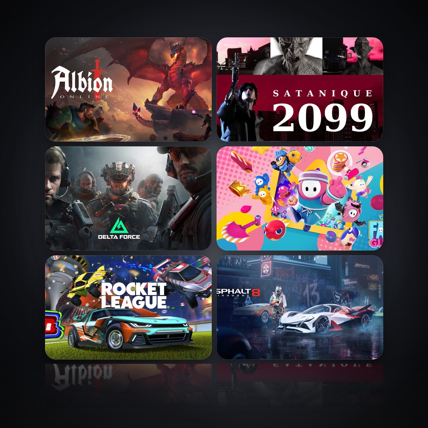 Albion Online & SATANIQUE 2099 | 6 Games — HabibiAccounts