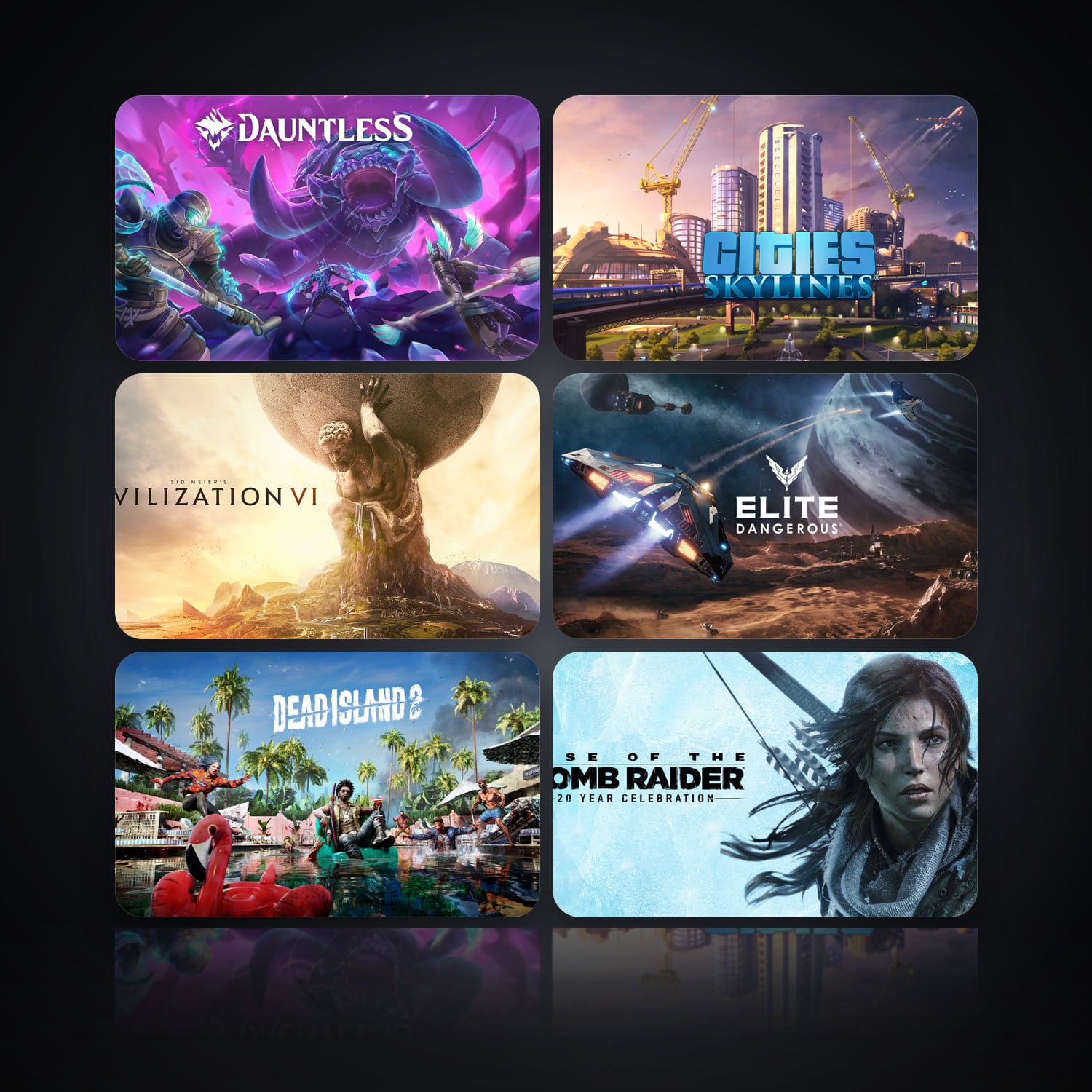 Dauntless & Cities Skylines | 535 Games — HabibiAccounts