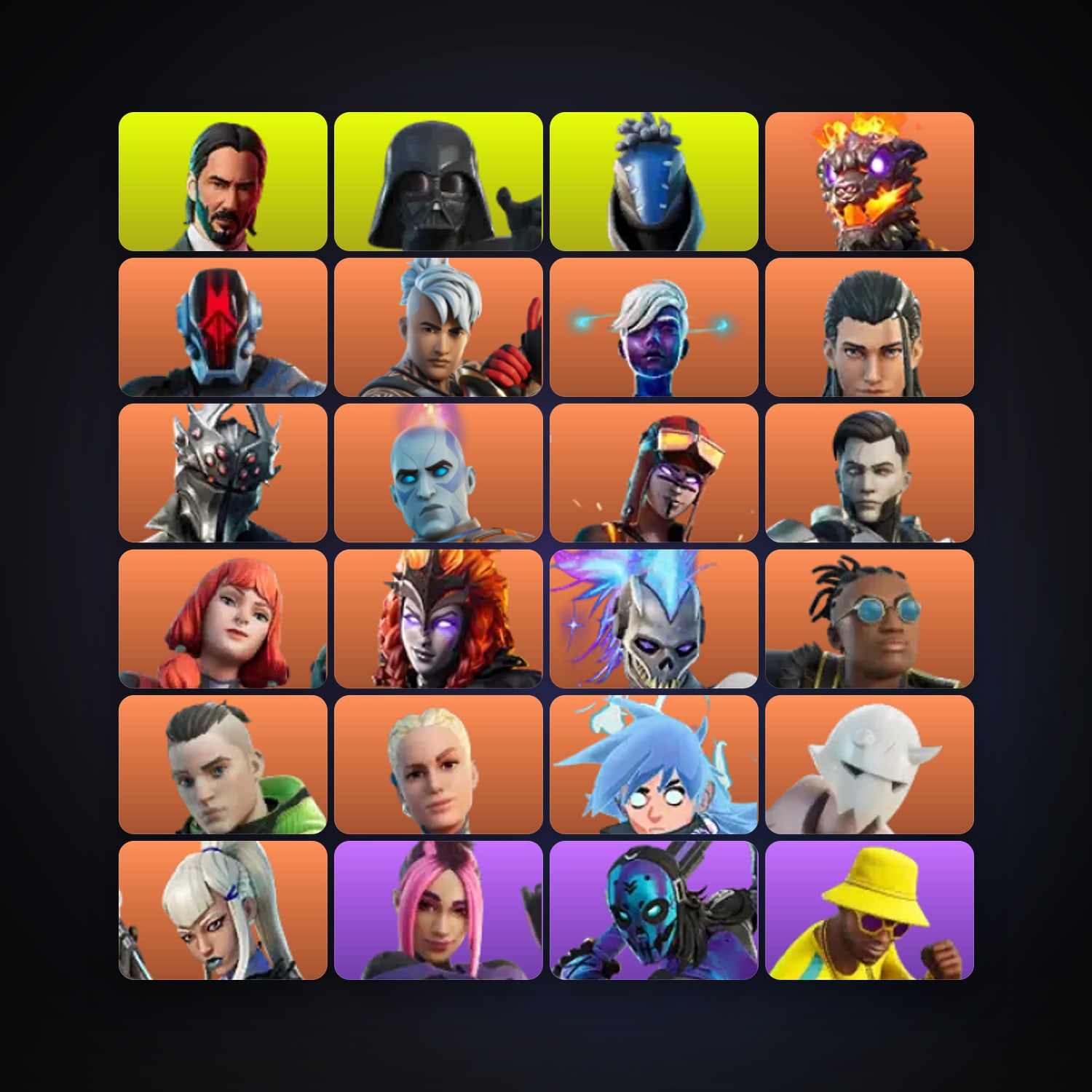 Fortnite | 200 Skins | 400 V-Bucks | Level 1947 | 193 Wins — HabibiAccounts