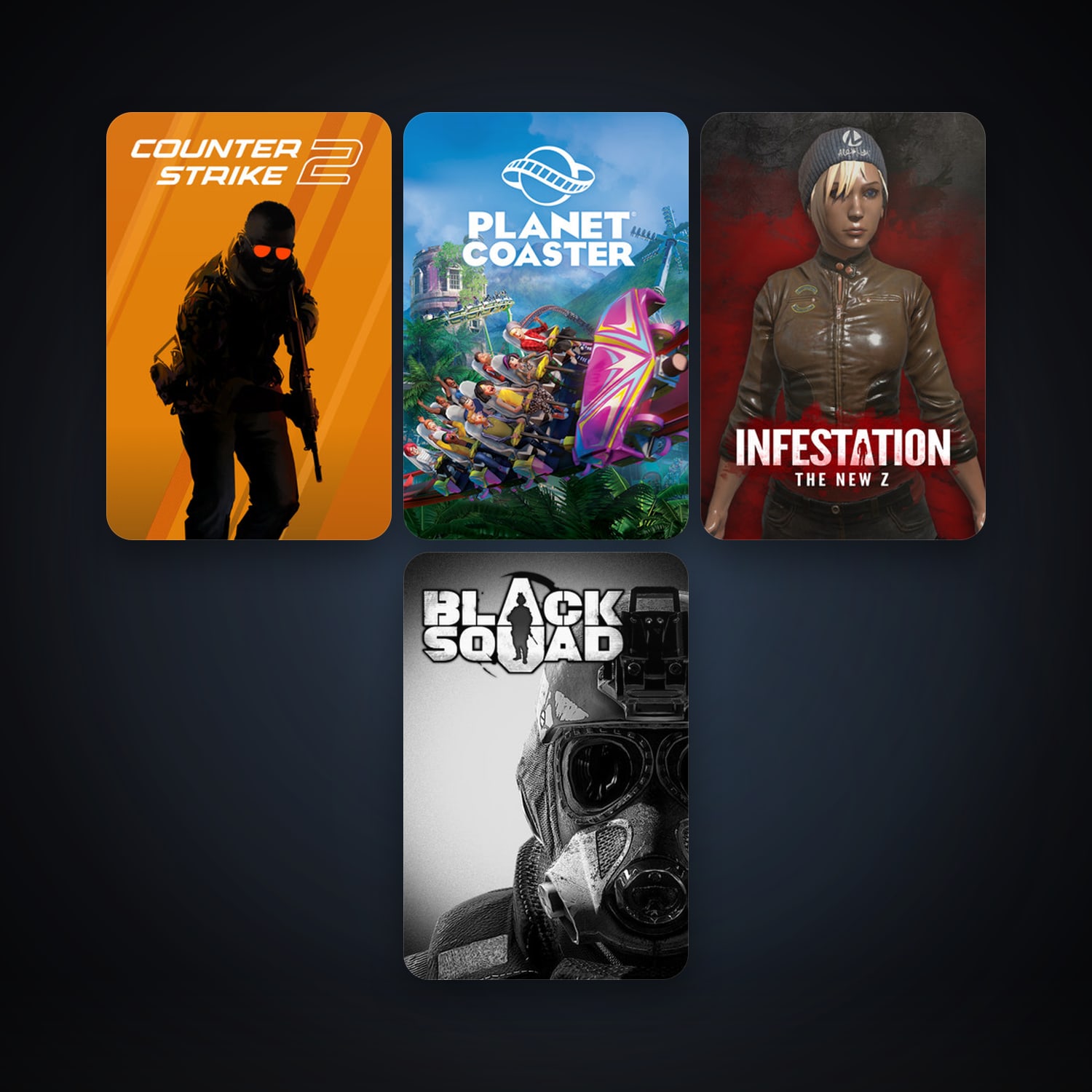 CS2 Prime + Planet Coaster, 11 games, clean — HabibiAccounts