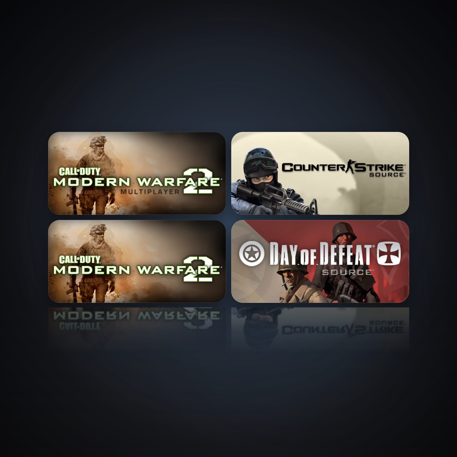 Call of Duty: Modern Warfare 2 - Multiplayer (2009) & Counter-Strike: Source | Clean — HabibiAccounts